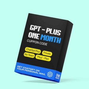 GPT Plus Subscription – 1 Month Promo Code