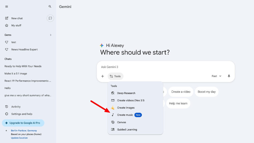 Google Begins Rolling Out Music Generation Tool in Gemini, Limited Access for Now